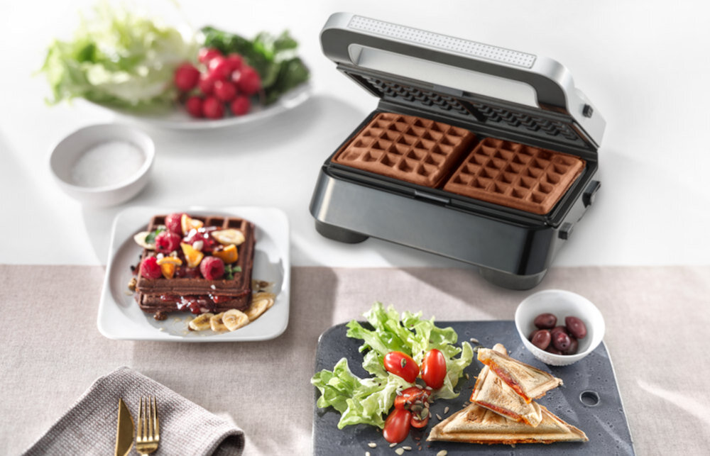 Opiekacz BRAUN SnackMaker 5 SM5038 Srebrny Chrupiące gofry