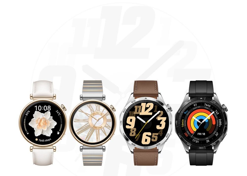 Smartwatch HUAWEI Watch GT 4   ekran bateria czujniki zdrowie sport pasek ładowanie pojemność rozdzielczość łączność sterowanie krew puls rozmowy smartfon aplikacja