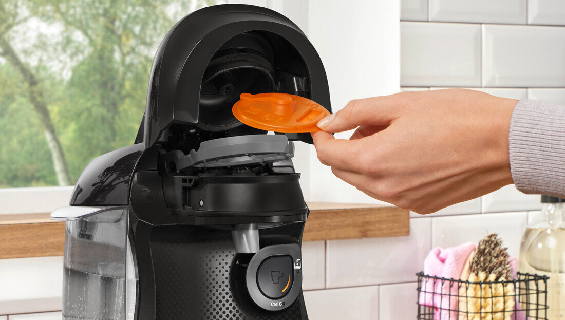 Ekspres BOSCH Tassimo Happy TAS102E Czarny Guiltfree Automatyczny proces czyszczenia odkamienianie kapsułka T-DISC