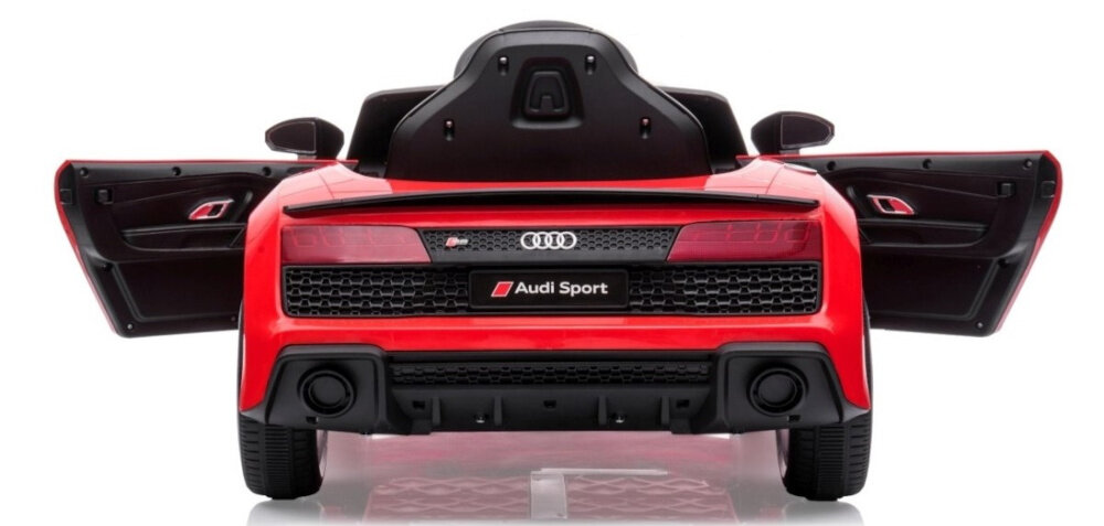 Samochód dla dziecka MILLY MALLY Audi R8 Spyder Czerwony elektryczny naped dwa silniki moc 30 W kazdy predkosc od 3 do 6 km/h