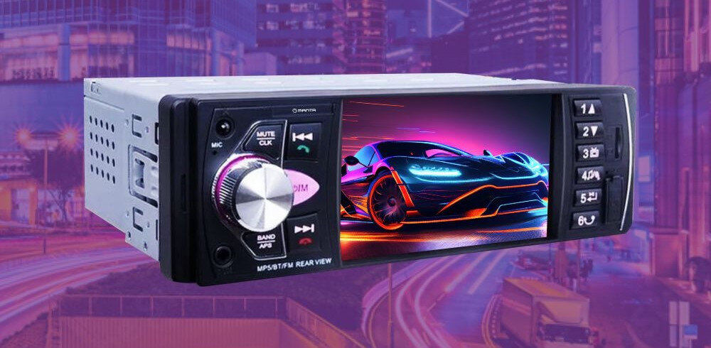 Radio samochodowe MANTA RS5501 Toronto Czarny - prosty montaż