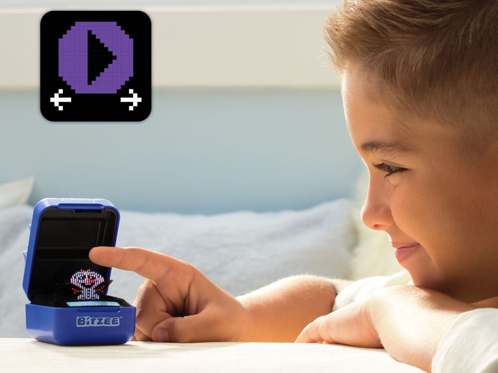 Zabawka interaktywna SPIN MASTER Bitzee Interaktywne zwierzątko – Edycja DISNEY 6070083 sposób gry możliwości