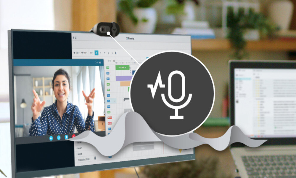 Kamera internetowa LOGITECH Brio 100 Full HD Grafitowy mikrofon dźwięk jakość audio