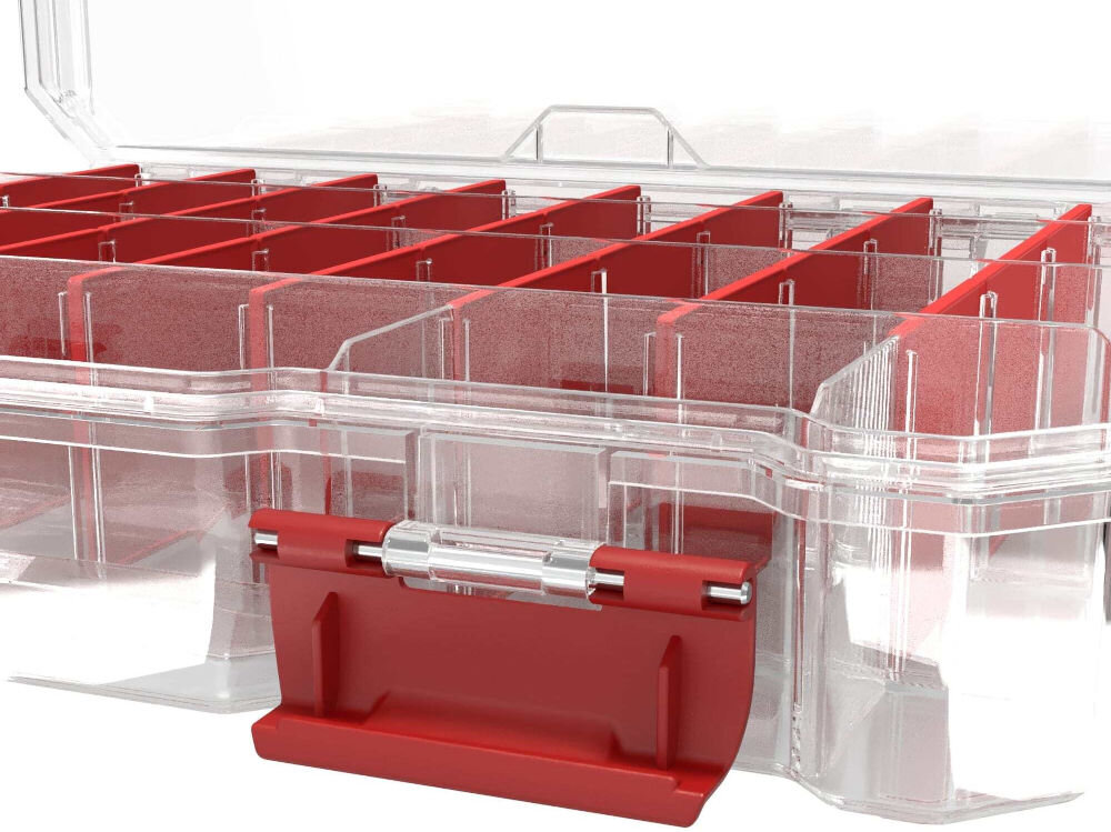 Organizer QBRICK Compact L ORGQRCLTRAPL225 stałe komory łatwa organizacja porządek w warsztacie organizer do transportu