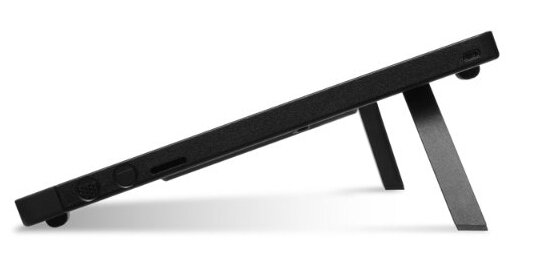 Tablet WACOM Cintiq 16 2025 na białym tle - zdjęcie wykonane z boku.