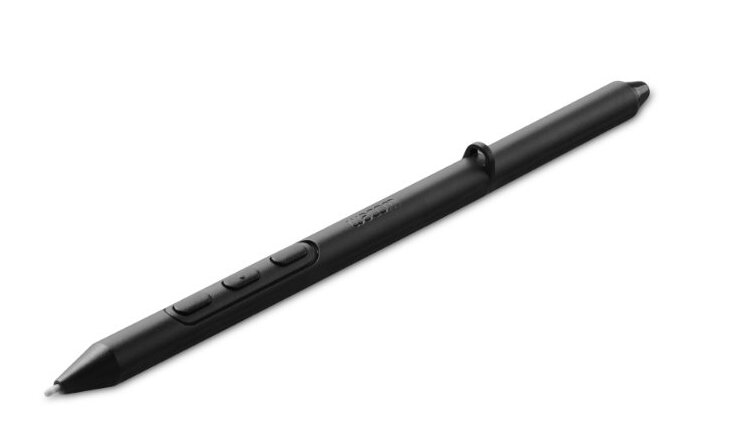 Zdjęcie pióra Wacom Pro Pen 3 na białym tle.