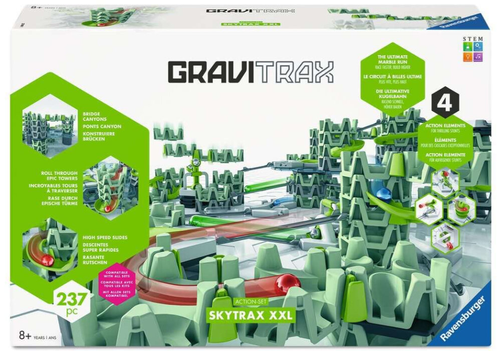 Gra logiczna RAVENSBURGER GraviTrax Skytrax XXL Zestaw startowy 25960
