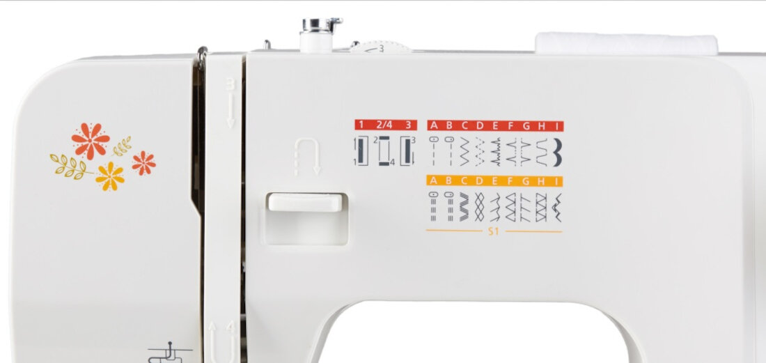 Maszyna do szycia REDSTAR R10S wyposazenie proste dzialanie latwa obsluga system pokretel