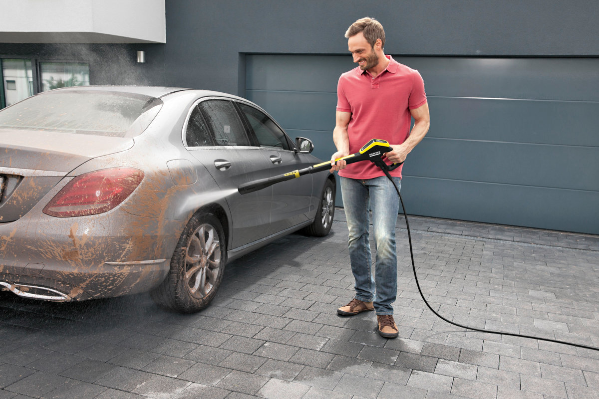 Myjka ciśnieniowa KARCHER K 5 Smart Control Home 1 24 652 0 10 metrowy wąż obrotowa lanca spryskująca 3 w 1 Turbo Boost ciśnienie do 145 barów