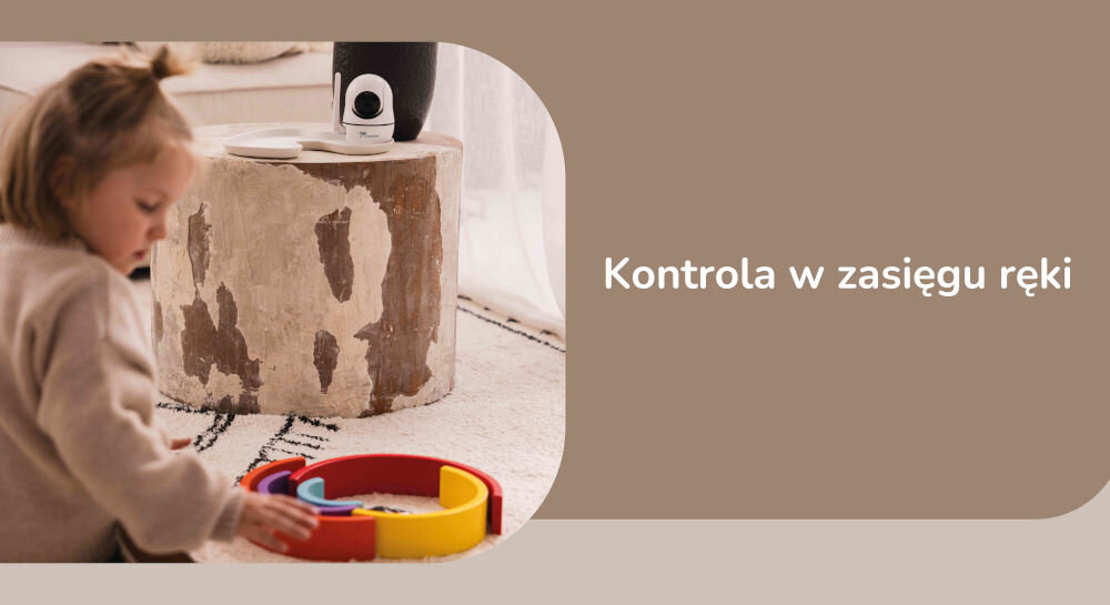 Niania elektroniczna MOMINI DreamWatcher regulacja głośności komunikacja dwukierunkowa