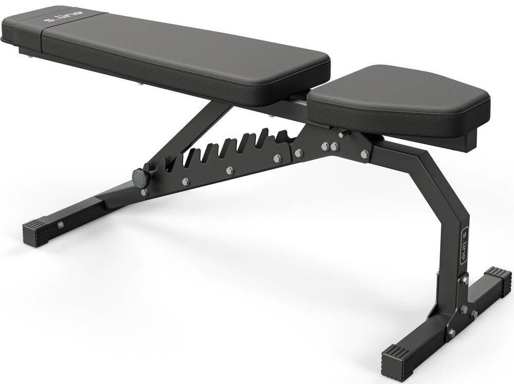 Ławka do ćwiczeń S-LINE ELLI BF300 solidna konstrukcja niewielki design latwe przechowywanie w domowych warunkach