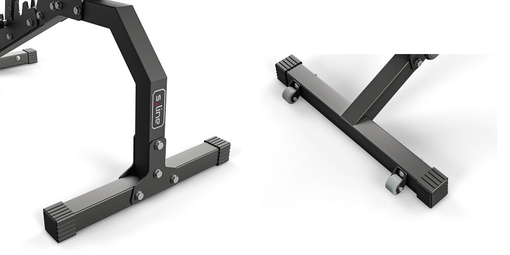 Ławka do ćwiczeń S-LINE ELLI BF300 profil kolka transportowe