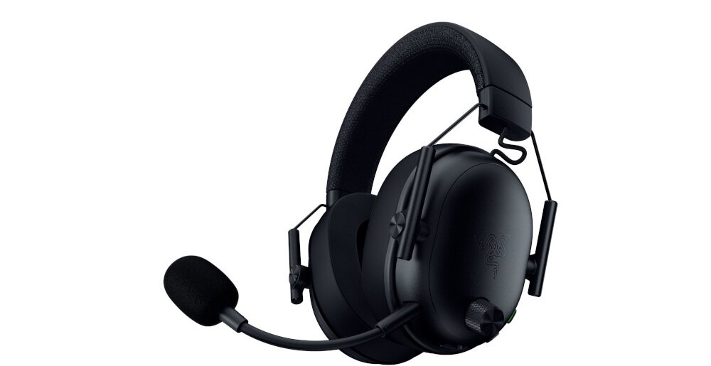 RAZER BlackShark V3 Pro kompatybilność PC Xbox smartfony tablety, słuchawki po skosie na białym tle