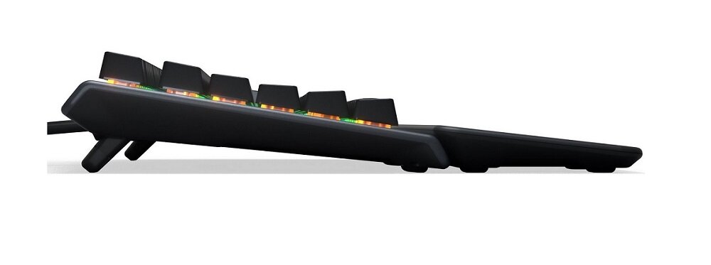 Klawiatura STEELSERIES Apex 3 widok prawy bok podpórka