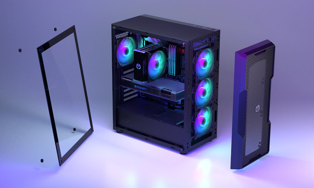 Obudowa ENDORFY Regnum 400 ARGB przestronna i niewielka