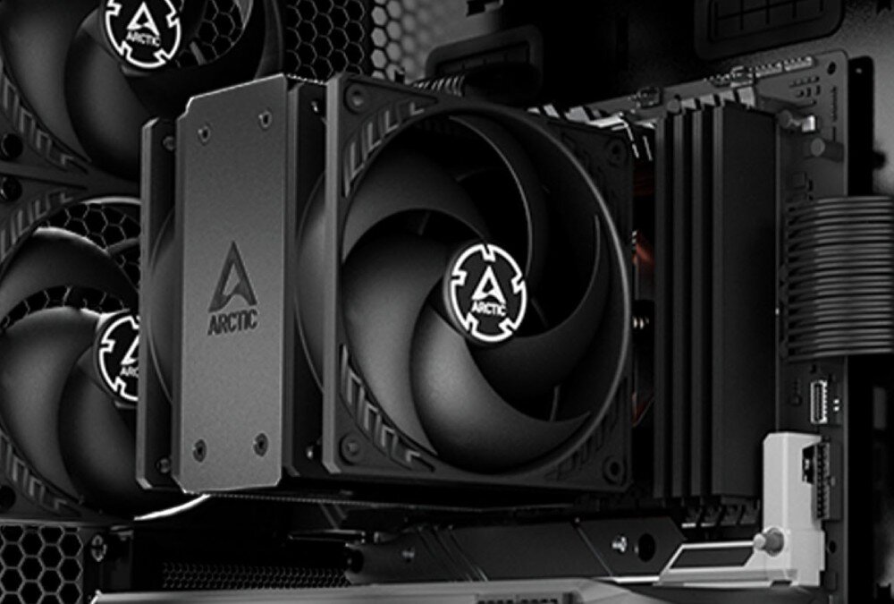 Komputer MAD DOG DIAXID605F-A01DB32 R5-5600 32GB RAM 1TB SSD GeForce RTX4060 chłodzenie temperatura wentylatory radiator