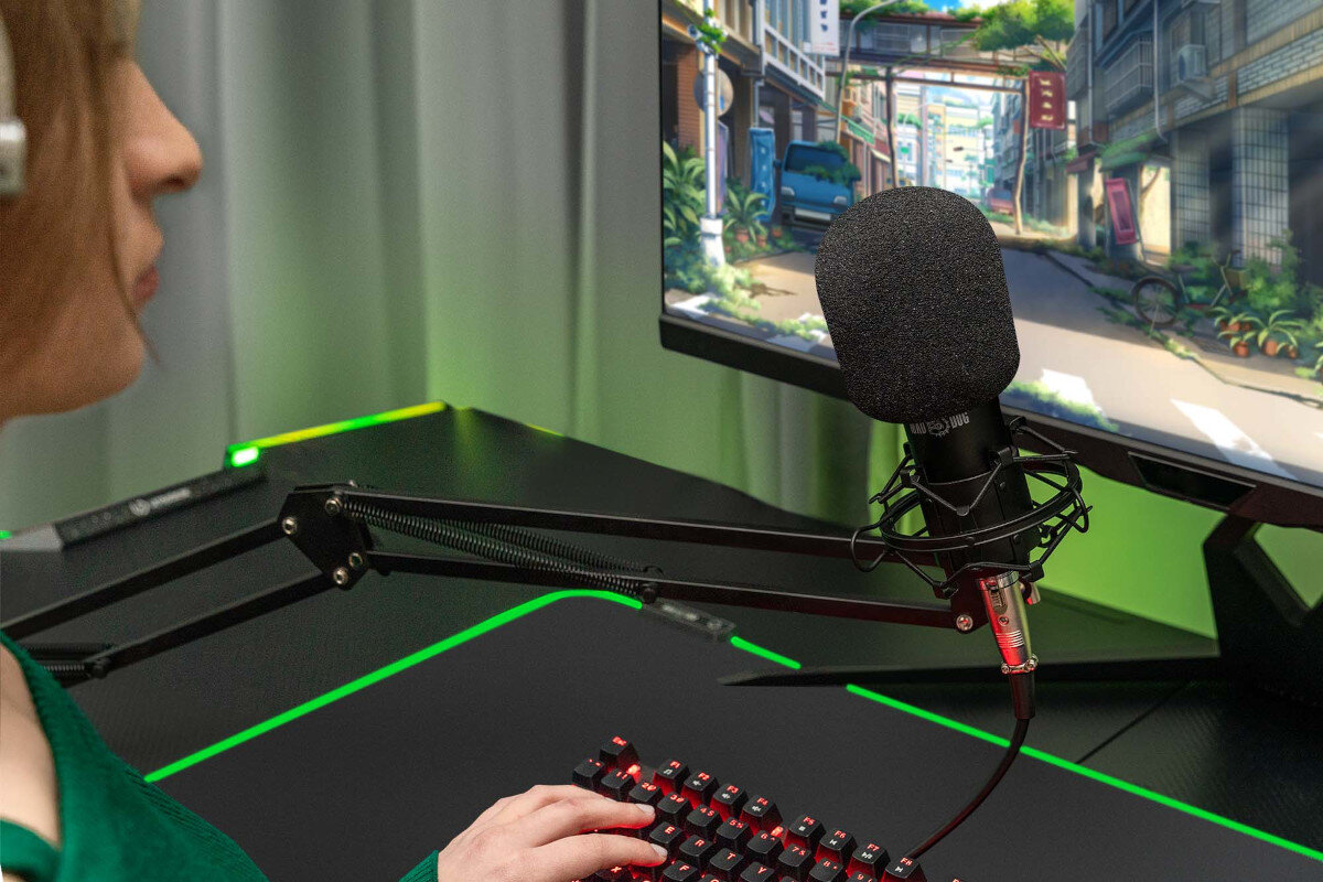 Mikrofon MAD DOG GMC302 popfiltr