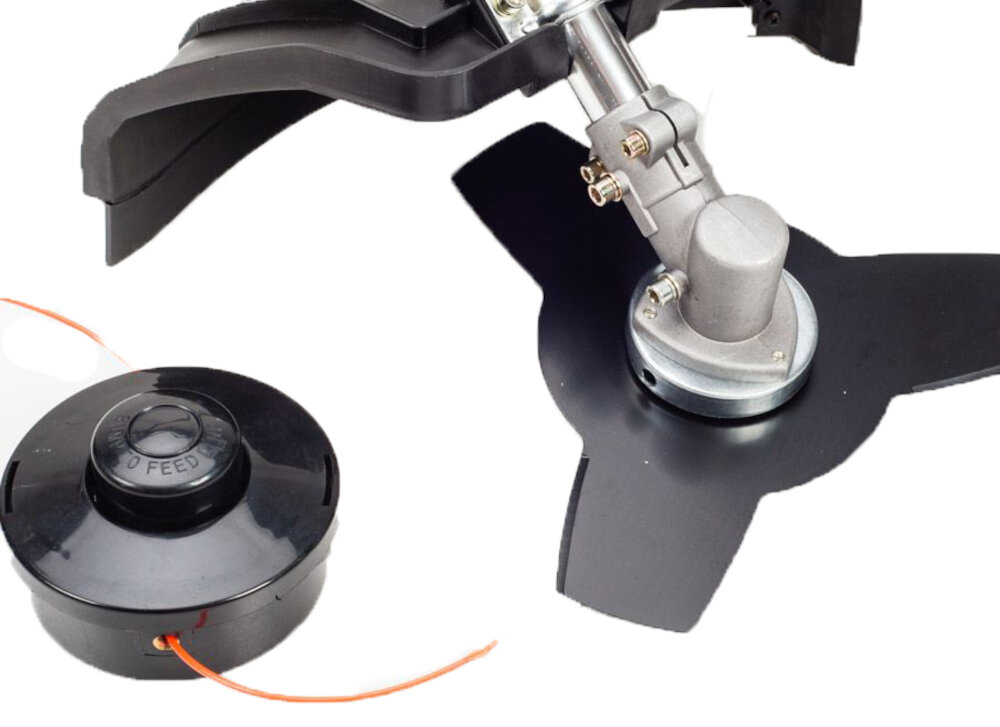 Kosa spalinowa NAC BP427-17B-V glowica z zylka tnaca o srednicy 2,4 mm podawana automatycznie szerokosc robocza 42 cm