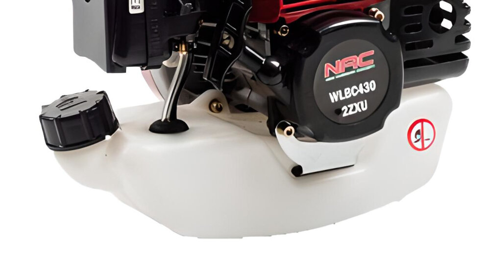 Kosa spalinowa NAC BP427-17B-V specjalny pojemnik do sporzadzania mieszanki paliwowej pojemnosc 1,25 litra