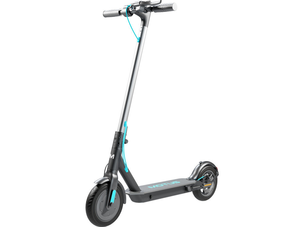 Hulajnoga elektryczna MOTUS Scooty 10 Lite Turkusowy zasieg bateria