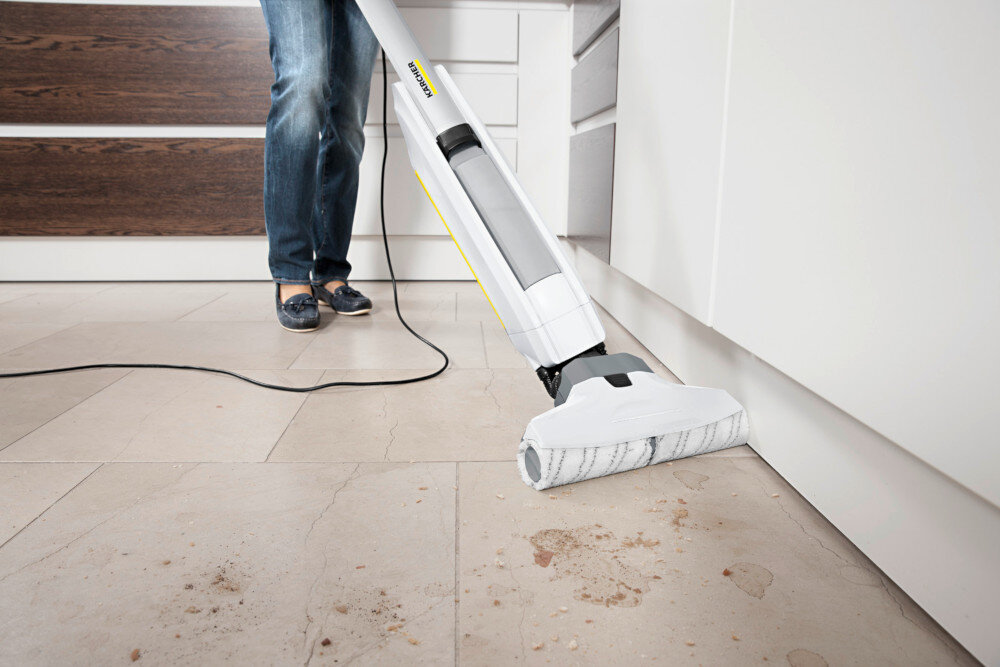 Mop elektryczny KARCHER FC 5 Premium Home Line 1.055-460.0 Długi kabel zasilajacy 7 metrow