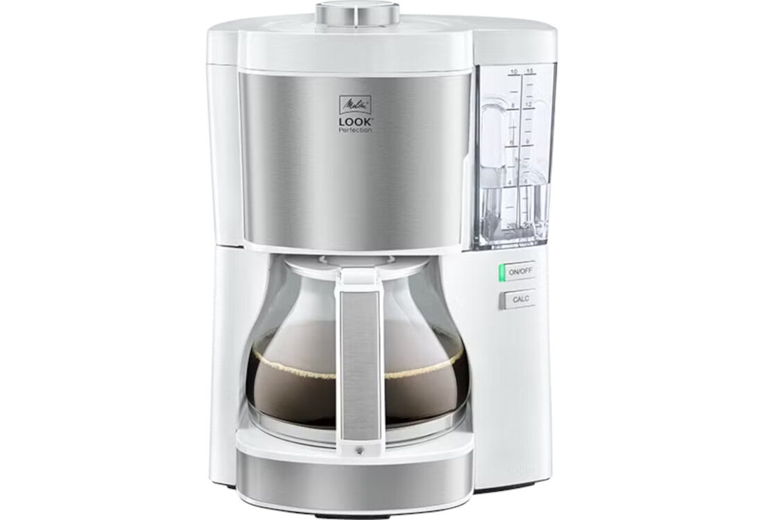 Ekspres MELITTA 1025-05 Perfection Look Biały Stabilna wydajność moc szybkie przygotowanie kawy wygoda komfort