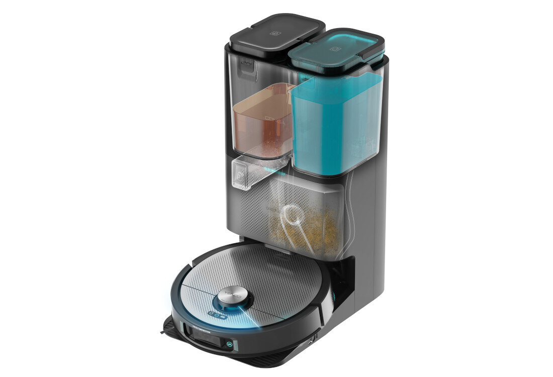 Robot sprzątający CECOTEC Conga 20090 ProAI InfinitySoap zdjęcie lifestyle Praktyczna konstrukcja Waga 4,6 kg waga wymiary 7 programów czyszczenia Pojemny, 3-litrowy zbiornik na kurz  czas ładowania wynoszący około 160 minut  Uniwersalny czarny kolor 