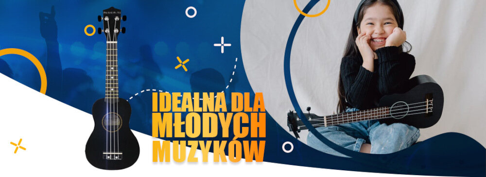 Ukulele MUSICMATE 21 U-01  - nauka