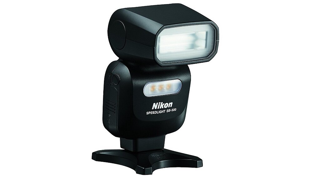 Lampa błyskowa NIKON SB-500 aparat zdjęcia moc jasność błysk pomiar ekran ustawienia