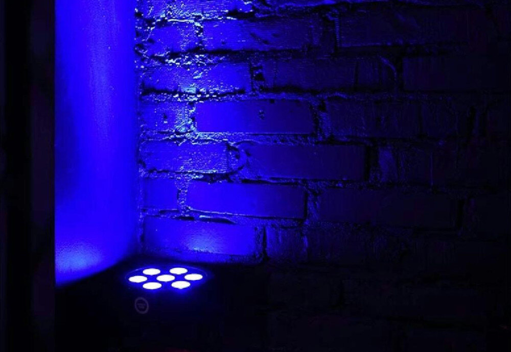 Reflektor LIGHT4ME Tri Par Basic 7X9W diody kolory działanie