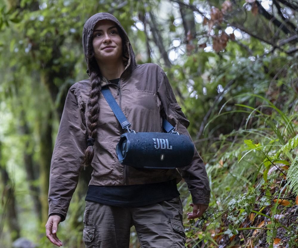 Głośnik mobilny JBL Xtreme 4  dźwięk zasilanie muzyka pasek BT łączność aplikacja na wycieczkę głośność ładowanie