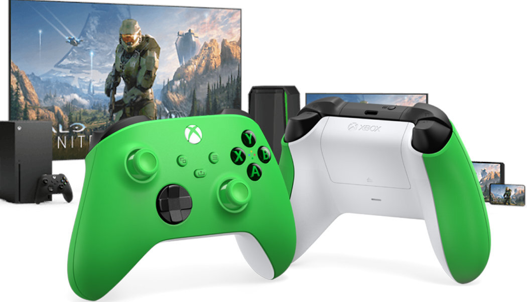 Kontroler MICROSOFT XBOX Series X Zielony Windows Android iOS Xbox Series X S Xbox One