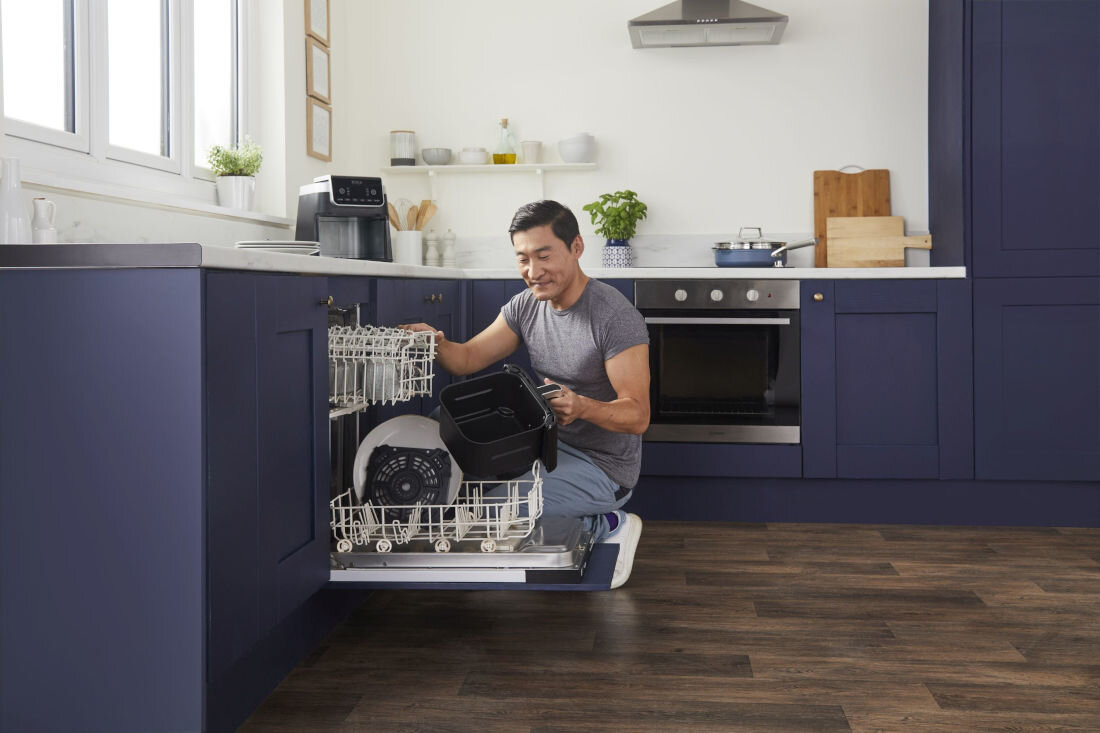 Frytkownica beztłuszczowa NINJA AF180EU Air Fryer Łatwa konserwacja ułatwienie czyszczenie części