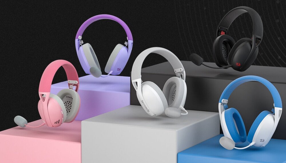 Słuchawki REDRAGON IRE Pro H848 design komfort lekkość dźwięk jakość wrażenia słuchowe ergonomia lekkość sport aktywność podróże czas pracy działanie akumulator