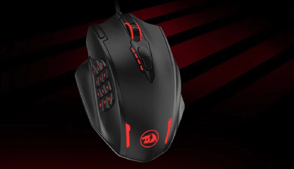 Mysz REDRAGON Impact RGB - czujnik optyczny