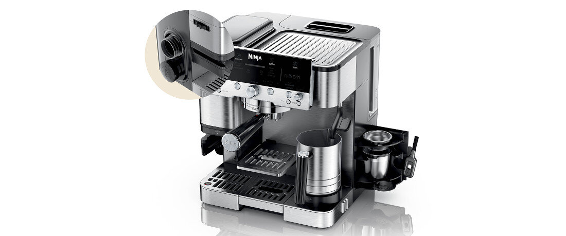 Ekspres NINJA Luxe Café Premier ES601EU Czyszczenie? Bez problemu  higiena sprawność można wygodnie myć w zmywarce