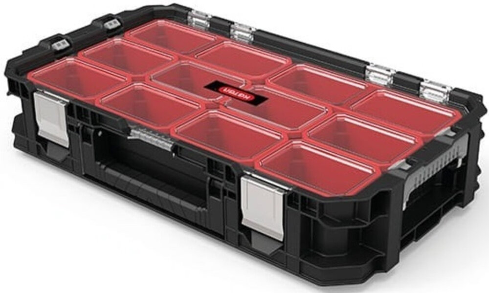 Organizer KETER Connect otwarty organizer na białym tle do przechowywania drobnych elementów porządek w miejscu pracy maksymalne obciążenie do 10 kg pojemność do 12,6 l