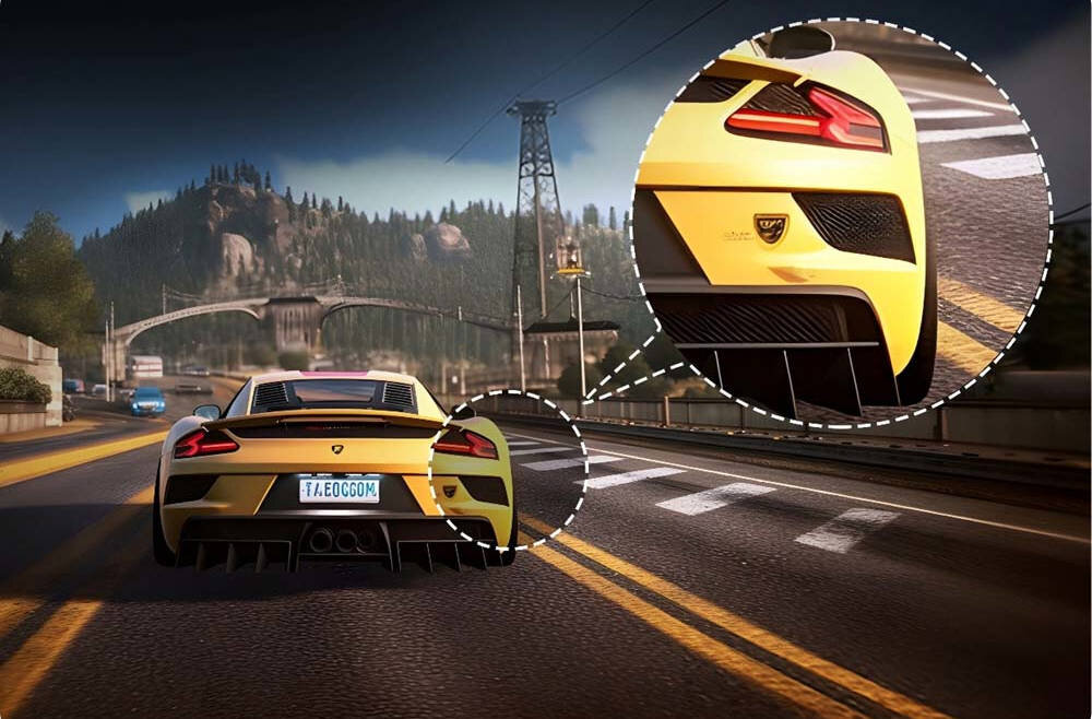 Telewizor HAIER H65K85FUX częstotliwością odświeżania 60 Hz oglądania filmów czy transmisji telewizyjnych technologia VRR odświeżanie ekranu liczby klatek generowanych przez konsolę - zbliżenie na detale