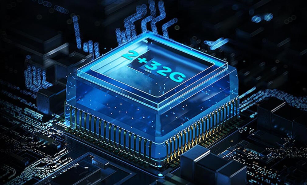 Telewizor HAIER H65Q80FUX 2 GB RAM, 32 GB pamięci, płynne działanie, streaming i gry, obraz procesora RAM