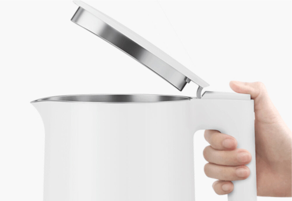 Czajnik XIAOMI Electric Kettle 2 Lite EU 58410 Wygoda użytkowani Automatycznie otwierana pokrywa Funkcja ręcznego otwierania  czyszczenie napełnianie