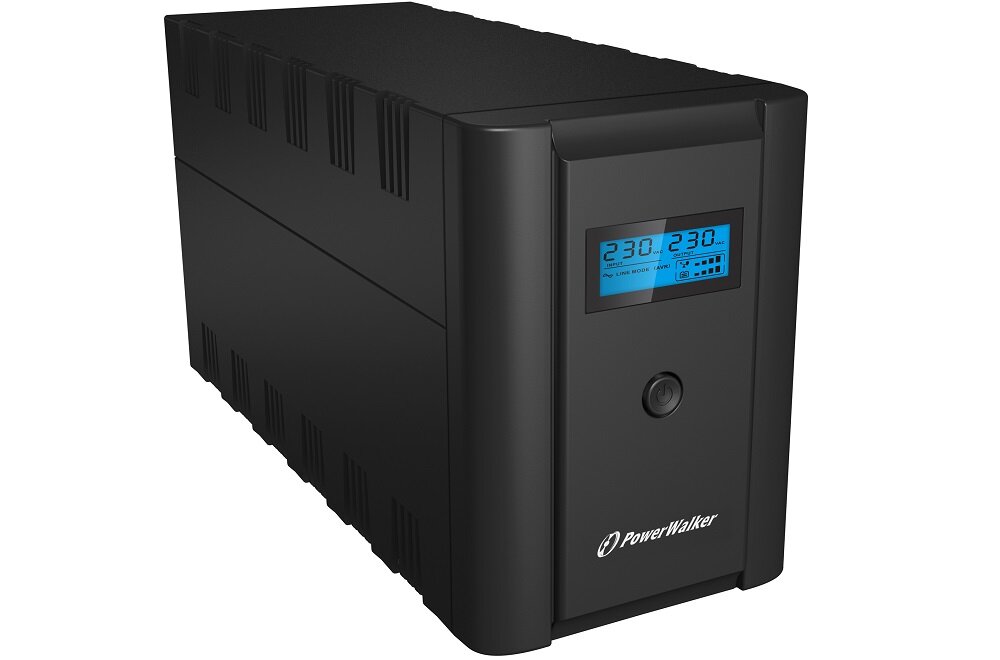 Zasilacz UPS POWERWALKER Line-Interactive 2200VA - Diody Led wyświetlacz LCD