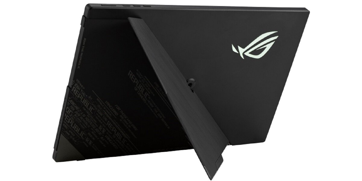 Monitor ASUS ROG Strix XG16AHPE Wbudowana i do tego regulowana podpórka