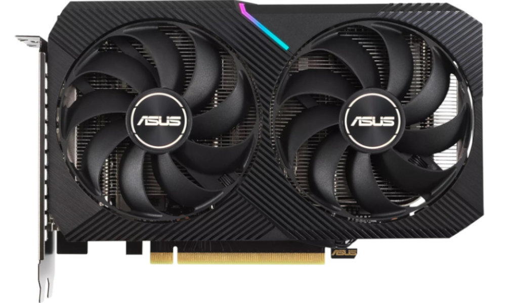 ASUS Dual GeForce RTX3050 OC Edition 8GB front