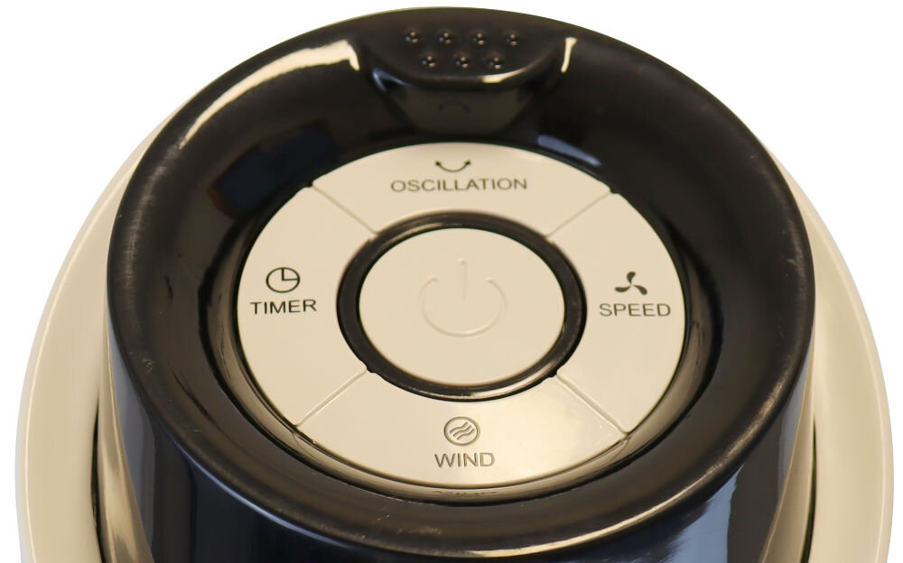 Wentylator GERMINA GW-0055 Biały idealne rozwiązanie komfort funkcjonalność pilot zdalnego sterowania trzy poziomy prędkości wyświetlacz LED monitorowanie ustawień bieżąca temperatura pokojowa stabilna szeroka podstawa bezpieczne użytkowanie funkcja oscylacji komfort użytkowania 