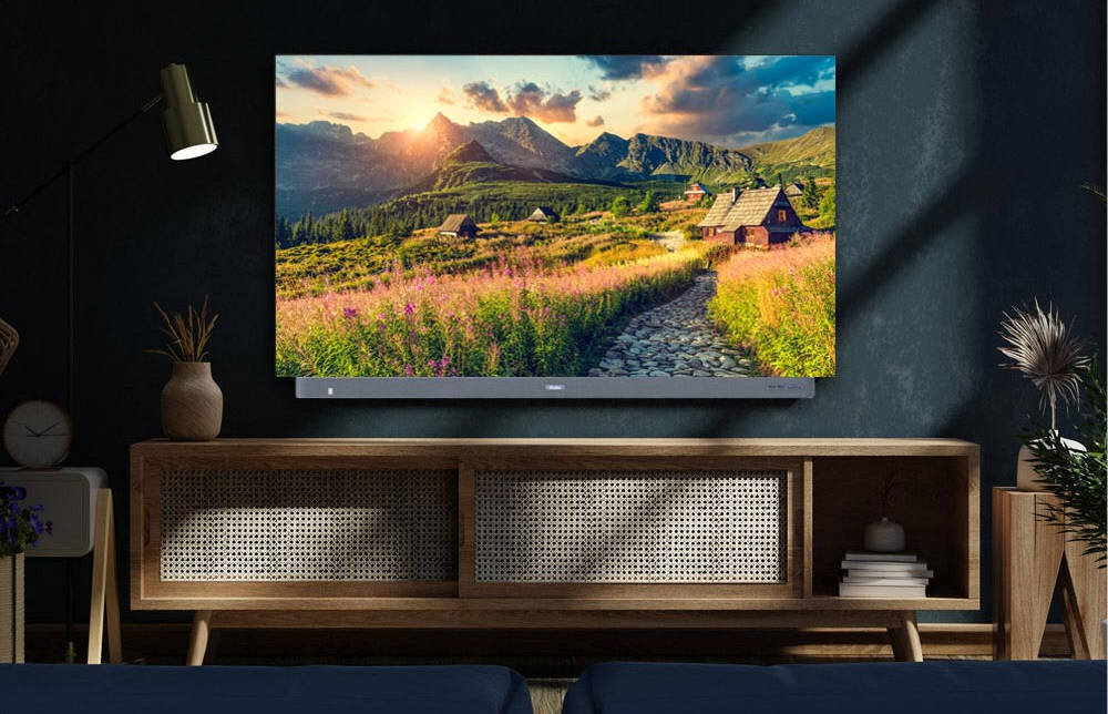 HAIER H65C95EUX HDMI 2.1 konsol urządzeń multimedialnych Dwa porty USB-A 2.0 odtworzysz filmy, zdjęcia czy muzykę pendrive’a czy dysku - telewizor z żywymi kolorami