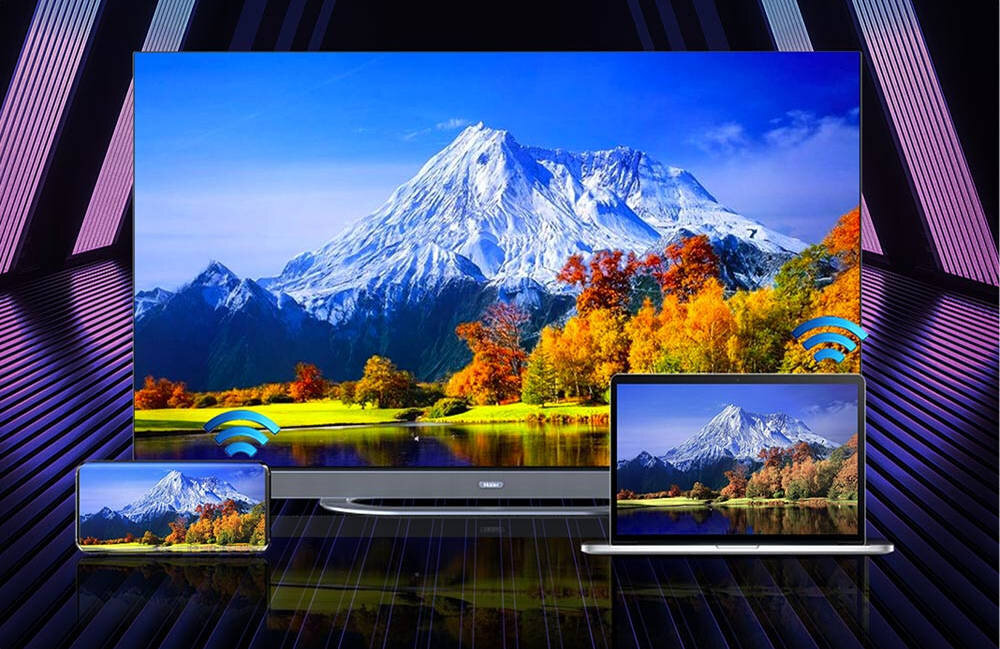 HAIER H65C95EUX szybkie prędkości, niskie opóźnienia i stabilne działanie streamingu 4K grania online Bluetooth 5.2 słuchawkach bezprzewodowych - żywy obraz na telewizorze, laptopie i telefonie