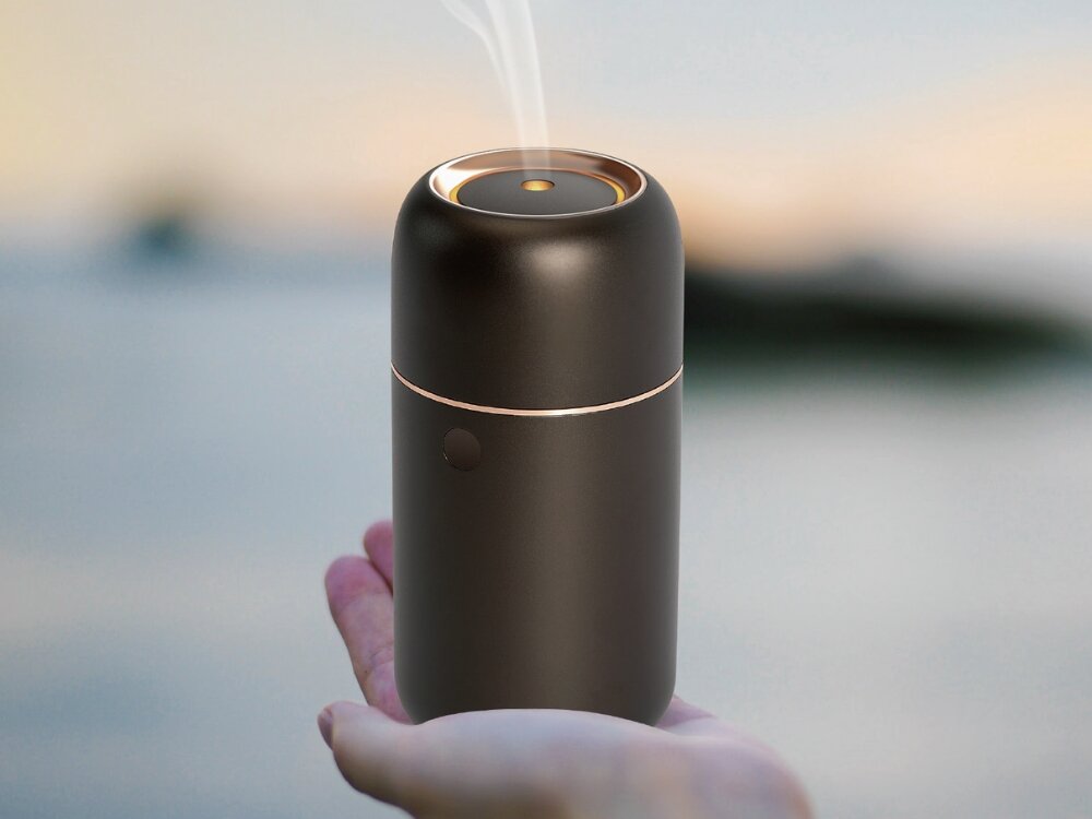 Dyfuzor NATURAL ORIGIN Chic elegancki design aluminium i PP nastrojowe oświetlenie LED do 19m2