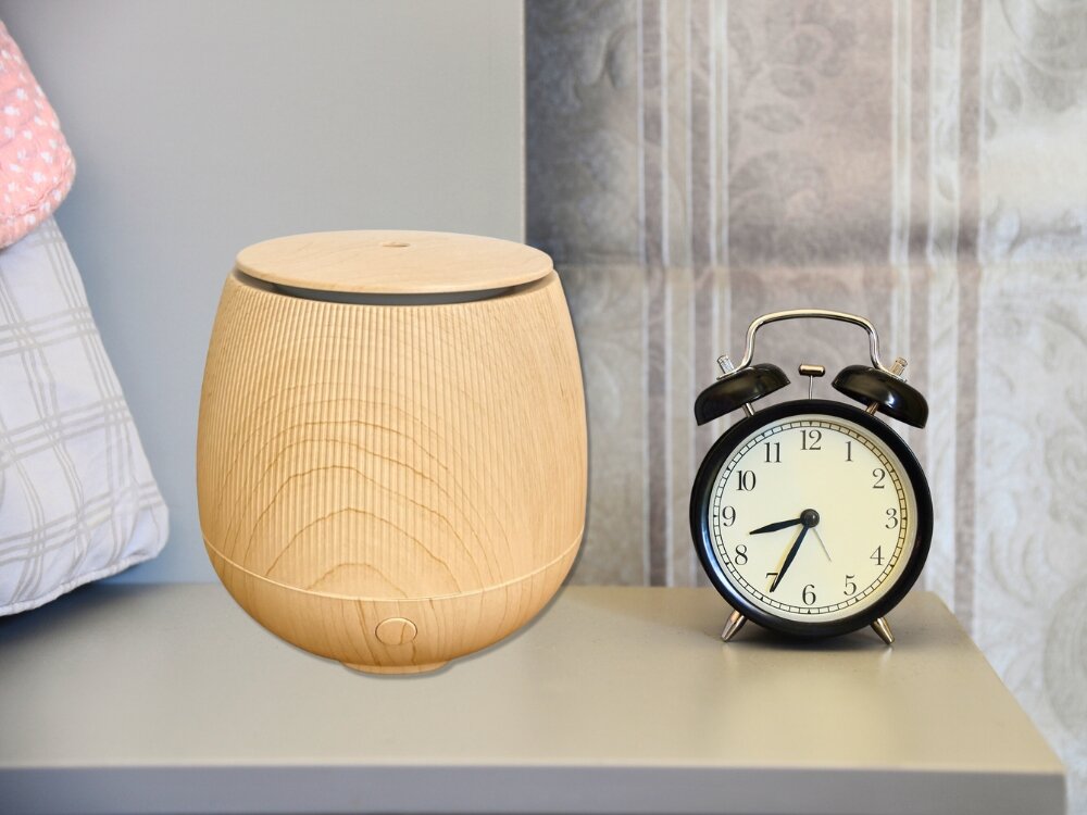 Aromatyzer NATURAL ORIGIN Barrel Woodend aromaterapia bez filtra technologia ultradźwiękowa efektywne rozprowadzanie zapachu