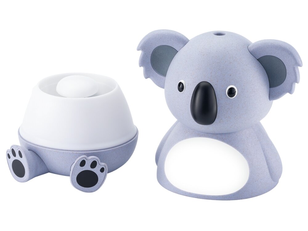 Dyfuzor NATURAL ORIGIN Koala
            dyfuzor ze zdjętą pokrywką wbudowany głośnik relaks przed snem lampka nocna bezpieczeństwo komfort