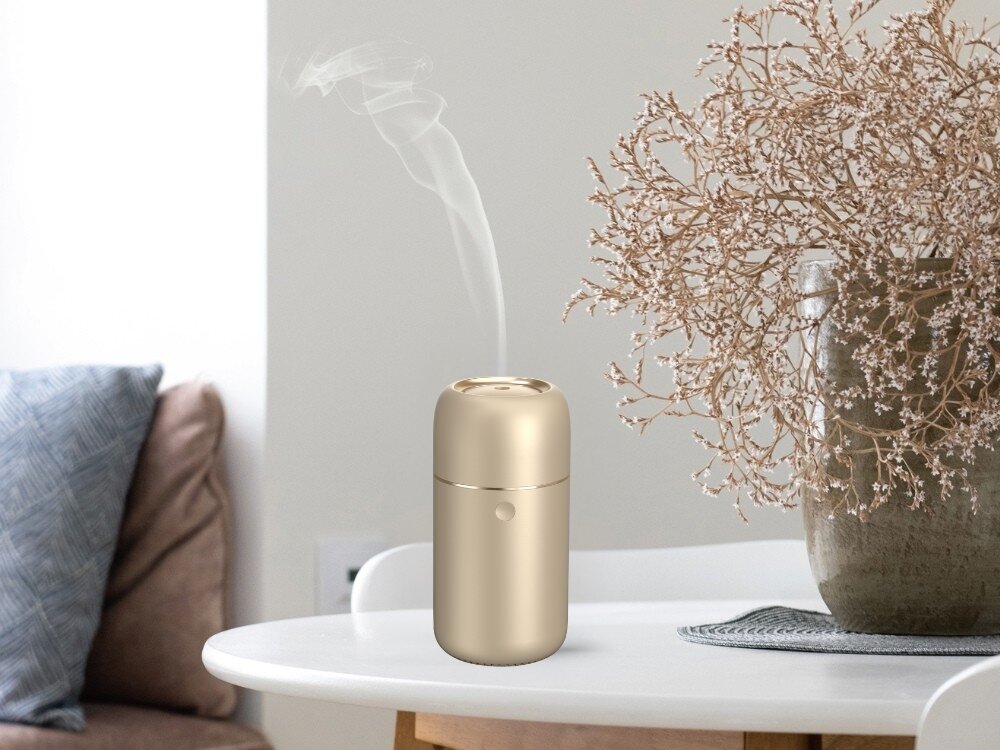 Dyfuzor NATURAL ORIGIN Chic ultradźwiękowy bezprzewodowy elegancki design złoty